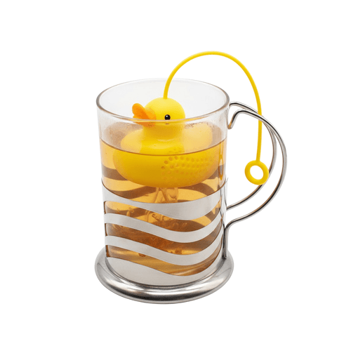 Infusor Para Te En Hebras Silicona Pato Regalo Amarillo