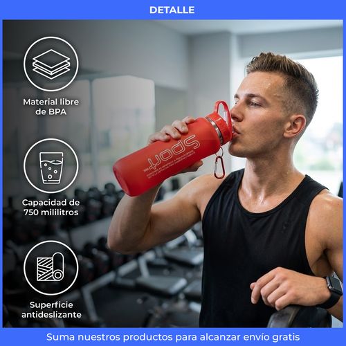 Botella Térmica Deportiva de Acero Inoxidable con Sorbete – 750 ml