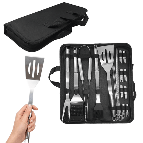 Estuche Parrillero 18 Piezas con Utensilios para Asado