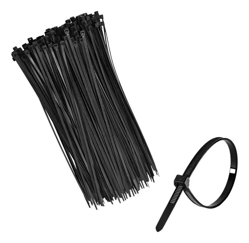 Precinto Plastico Prensacables 200 Mm X 3.6 Mm Bolsa X 100 Negro-1758746865348