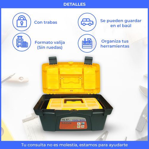 Set 3 Cajas De Herramientas Organizador Varios Tamaños