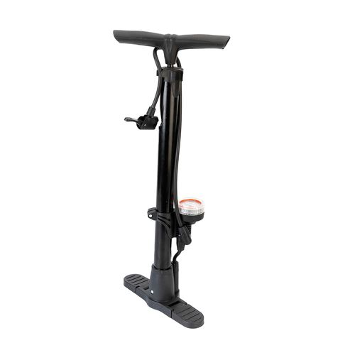 Inflador De Aluminio Con Manómetro De Mano O Pie