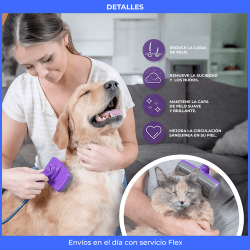 Cardina Cepillo Removedor Pelos Automático De Perros Gatos