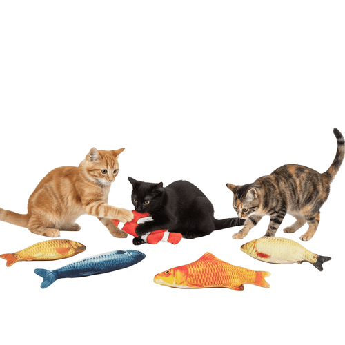 Juguete Pescado 20cm Modelos Catnip Relajante Gato Juego