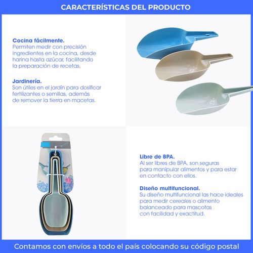 Set De Cucharas De Medir X3