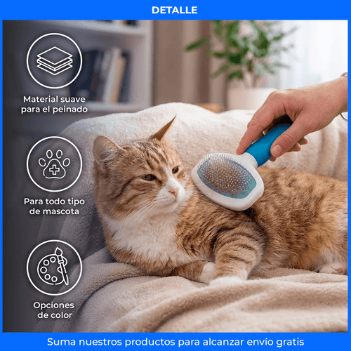 Cardina Cepillo Peine Masajeador Para Perros Gatos 17x8cm