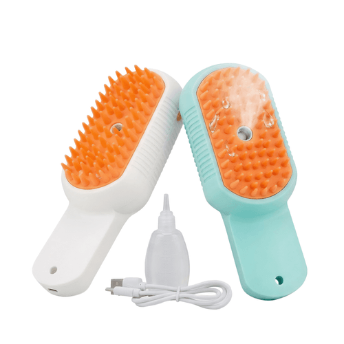 Cepillo Cardina a Vapor para Mascotas Recargable USB